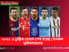 ২০২৫ এ চুক্তির মেয়াদ শেষ হচ্ছে যেসকল নামি ফুটবলারদের Football
