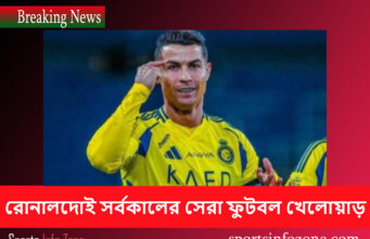 রোনালদোই সর্বকালের সেরা ফুটবল খেলোয়াড়, বলেছেন রোনালদো Ronaldo